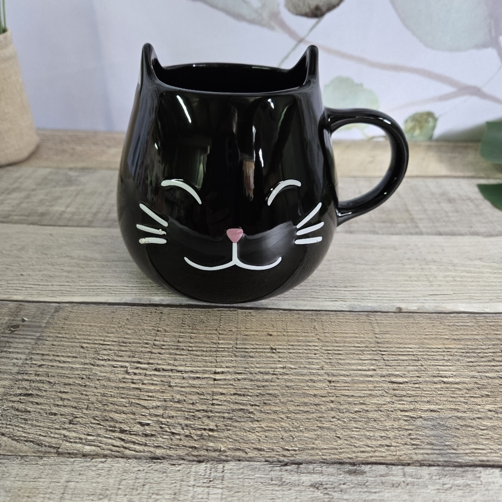 WORLD MARKET | Black Cat Mug
